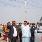 सतपाल महाराज ने बनबसा में 500 करोड़ की आधुनिक लैंड पोर्ट परियोजना का निरीक्षण किया