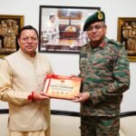 मध्य कमान के जनरल ऑफिसर कमांडिंग इन चीफ ने सीएम से की भेंट