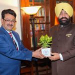 न्यायिक एवं विधि अकादमी के निदेशक ने की राज्यपाल से भेंट