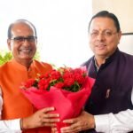 केंद्रीय मंत्री शिवराज सिंह चैहान का उत्तराखंड आगमन पर सीएम ने किया स्वागत