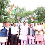 स्वतंत्रता दिवस के उपलक्ष्य में भाजपा ने निकाली तिरंगा यात्रा,मुख्यमंत्री धामी ने की शिरकत