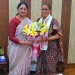 कैबिनेट मंत्री रेखा आर्या ने नई दिल्ली में केंद्रीय महिला एवं बाल विकास मंत्री से की भेंट