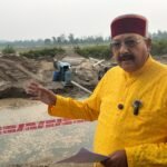 महाराज ने किया शारदा कॉरिडोर, नायकखेड़ा के कार्यों का स्थलीय निरीक्षण